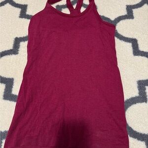 Lululemon Workout Tank with Built in Bra- Pink